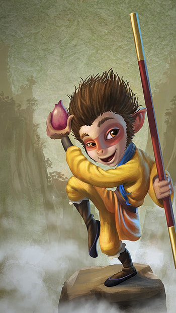 Monkey King, Kid HD phone wallpaper