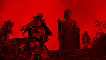 Buddha Statue at Omi Monastery HD wallpaper