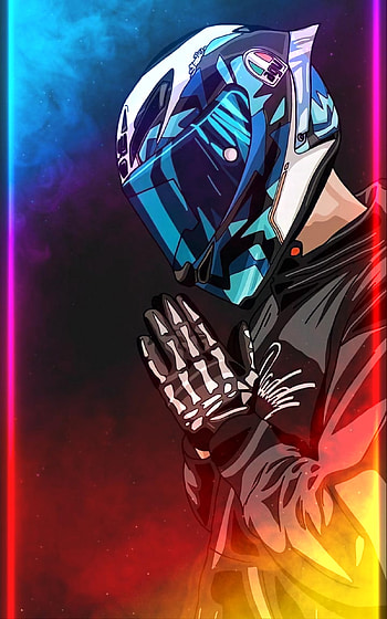 Helmet man, magenta, art, sidhumossewala, patterns, squidgame HD phone wallpaper
