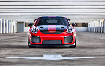 2021, Porsche 911 GT2 RS MR, , front view, exterior, red sports coupe, tuning Porsche 911, new red 911 GT2, German sports cars, Porsche HD wallpaper