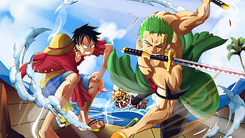 Monkey D. Luffy Roronoa Zoro Thousand Sunny One Piece HD wallpaper
