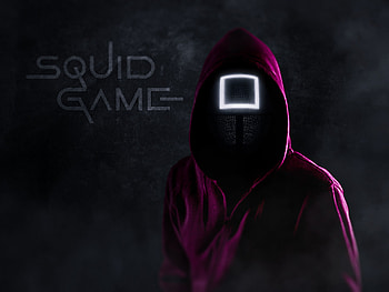 Squid Game, hoodie, hacker, fire, , , pubg, squidgame HD wallpaper