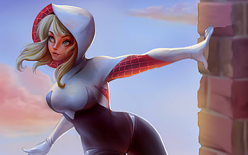 Spider Gwen Digital Art , gwen-stacy, gwen, superheroes, artist, artwork, digital-art, artstation HD wallpaper
