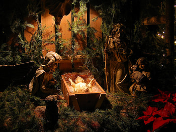 Light of the World, world, manger, church, light HD wallpaper