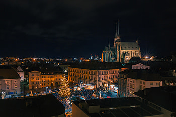Cities, Night, City, Night City, Tower, Roof, Roofs HD wallpaper
