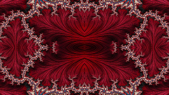 Trippy Psychedelic Fractal, trippy, psychedelic, aesthetic, red, Abstract, fractal HD wallpaper