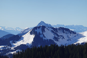 Landscape, Winter, Nature, Trees, Snow, Mountain, Vertex, Top HD wallpaper