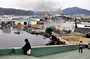 Miyagi prefecture-Japan tsunami, pray, tsunami, japan, nature, human HD wallpaper