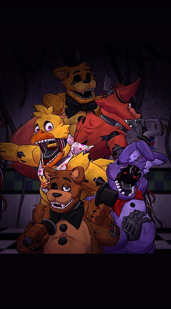 Fnaf Gang, art HD phone wallpaper