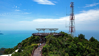 Langkawi Oriental village, Cable car, Skybridge, Malaysia HD wallpaper