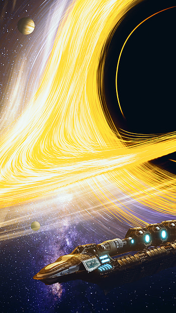 Blackhole, space HD phone wallpaper
