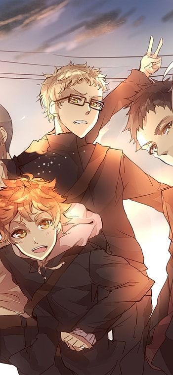 Haikyuu!!, Tobio Kageyama, Shouyou Hinata, Samsung HD phone wallpaper