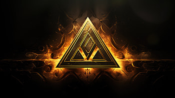 Triangle Of Fire Abstract , abstract, artist, artwork, digital-art HD wallpaper