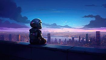 The Little Astronaut, astronaut, artist, artwork, digital-art, artstation HD wallpaper