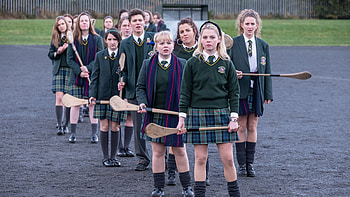 Derry Girls TV Series, Lighter side of Derry, Conflict zone humor, Unique perspective HD wallpaper