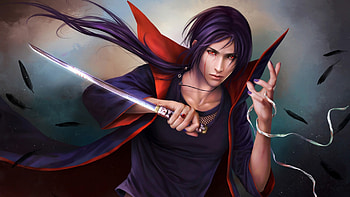 art, naruto, itachi, uchiha HD wallpaper
