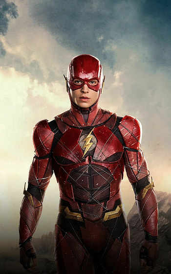 Ezra Miller, Justice League, Superhuman teamwork, Digital fan art HD phone wallpaper
