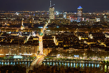 Cities, Skyscraper, Lights, Road, Night City HD wallpaper
