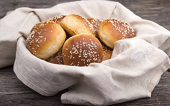 Sesame Seeds, Sesame breads, Pastry baking, Wallpx HD wallpaper