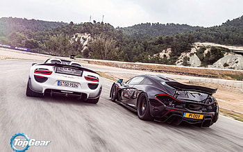 Porsche, Mclaren, Cars, Spider, P1, 918, Supercars, Top Gear HD wallpaper