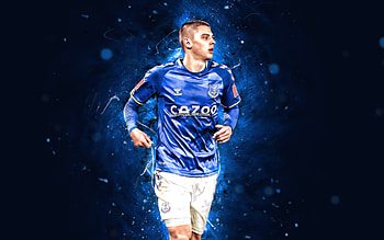 Vitaliy Mykolenko, ukrainian, soccer, everton, football, sport HD wallpaper