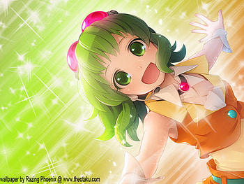 magpoide, anime, green, vocaloide, beautiful, animegirl HD wallpaper