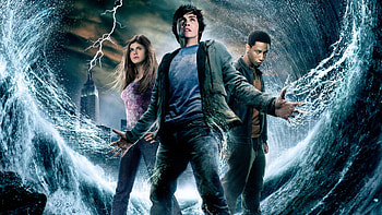 Logan Lerman (Percy Jackson), Lightning Thief , Epic mythological adventure, Entertaining film series HD wallpaper