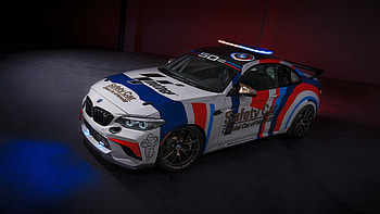BMW M2 CS Racing Motogp Safety Car 2022 2 Cars HD wallpaper