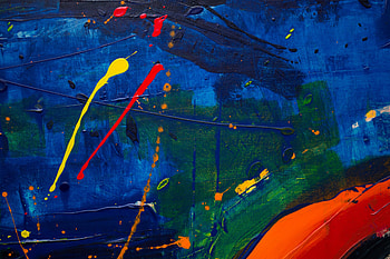 Painting, wall, surface, abstract HD wallpaper