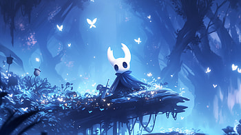 Hollow Knight: Serene Blue Forest, video game, Hollow Knight HD wallpaper