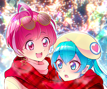 Lala Hagoromo & Hoshina Hikaru, Hoshina Hikaru, Lala Hagoromo, Anime, Star☆Twinkle Precure HD wallpaper