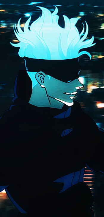 Gojo’s Fierce Night – Jujutsu Kaisen Anime , Satoru Gojo, Anime, Jujutsu Kaisen HD phone wallpaper