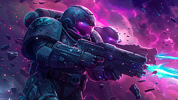 Space Marine: A Sci-Fi Adventure Awaits, Sci Fi, Space Marine, space, futuristic, soldier HD wallpaper
