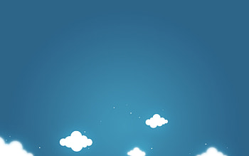 Sky, Clouds, Minimalism HD wallpaper