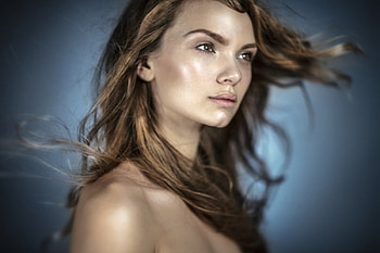 *, blue, model, hair, woman HD wallpaper