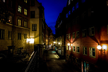 Cities, Night, Architecture, City, Street, Lane HD wallpaper