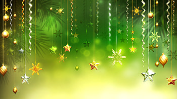 Green Christmas Background (17) HD wallpaper