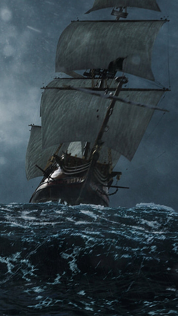 Black Sails, Ghost Ship HD phone wallpaper