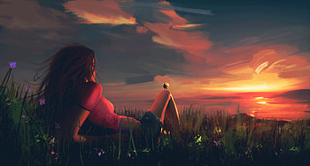 One More Minute Alone Time, alone, artist, artwork, digital-art, artstation HD wallpaper