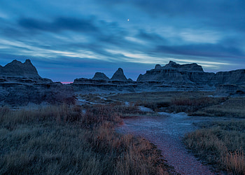 Landscape, Nature, Mountains, Twilight, Rocks, Dusk, Valley HD wallpaper