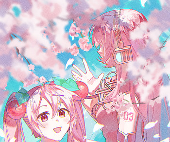 Hatsune Miku & Luka Megurine, Luka Megurine, Hatsune Miku, Anime, Vocaloid HD wallpaper