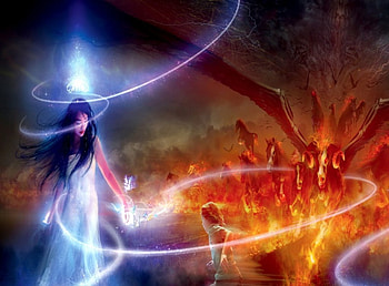 Waking dream, evil, fire, dream, waking HD wallpaper