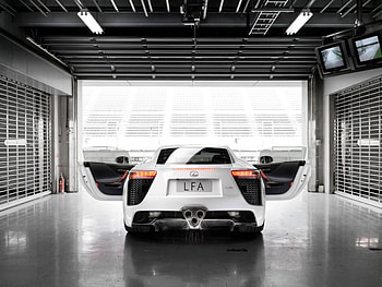 lexus lfa, shed, sports, lexus, coupe HD wallpaper