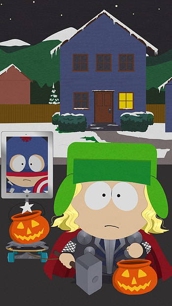 Kyle and Stan, South Park HD phone wallpaper