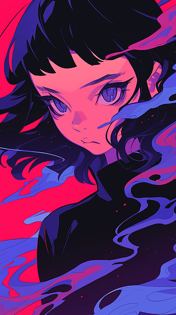 Dark Mystique Anime Girl - Now!, Anime, anime girl, dark anime, Digital Art, character design HD phone wallpaper