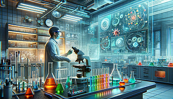Futuristic Medical Research Lab - Science, medical, experiment, scientific, science, doctor HD wallpaper