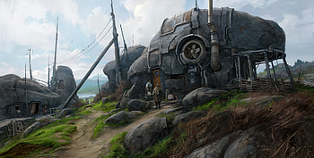 fantasy, house HD wallpaper