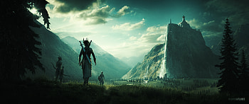 Epic Fantasy Quest: Exploring Mystical Realms in Stunning, fantasy, exploration HD wallpaper