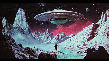 Alien Encounter: A Stunning Sci-Fi, Sci Fi, alien encounter, space, alien, landscape HD wallpaper