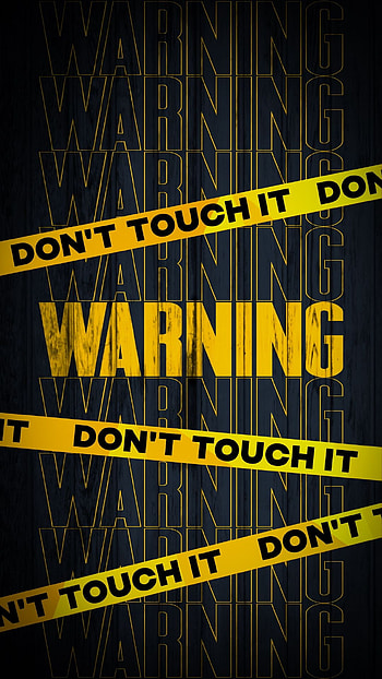 Warning, sayings, wooden, wood HD phone wallpaper
